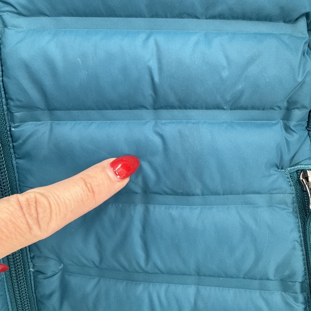 Columbia Womens Teal Down Feather Puffer Jacket Size Small Outdoors Insulated - Picture 2 of 9